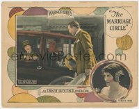 3z0996 MARRIAGE CIRCLE LC 1924 Ernst Lubitsch, Florence Vidor steals best friend's hubby in taxi!