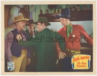 3z1046 NEW FRONTIER LC 1935 man stops young sheriff John Wayne from fighting in saloon!