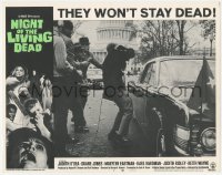 3z1056 NIGHT OF THE LIVING DEAD LC #3 1968 George Romero zombie classic, Washington reporters!