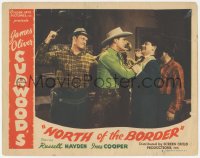 3z1061 NORTH OF THE BORDER LC #3 1946 Russell Hayden in James Oliver Curwood's western story!