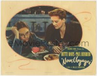 3z1062 NOW, VOYAGER LC 1942 c/u of Bette Davis staring at sad Janis Wilson, most classic tearjerker!