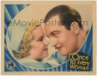 3z1067 ONCE TO EVERY WOMAN LC 1934 romantic super close up of Mary Carlisle & Walter Byron!