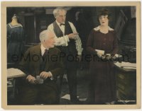 3z1089 PERFECT 36 LC 1918 old man accuses pretty Mabel Normand of dropping the papers!