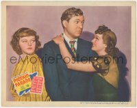 3z1091 PIGSKIN PARADE LC 1936 Stu Erwin in love triangle between Arline Judge & Dixie Dunbar!