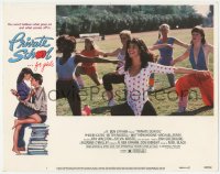3z1107 PRIVATE SCHOOL LC #1 1983 teenage Phoebe Cates doing aerobics with other girls outdoors!