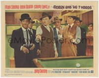 3z1137 ROBIN & THE 7 HOODS LC #2 1964 Frank Sinatra, Dean Martin & Sammy Davis Jr. by pool table!