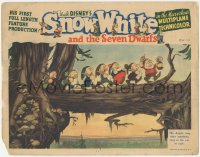 3z1203 SNOW WHITE & THE SEVEN DWARFS LC 1937 they sing their marching song on the way to work, rare!