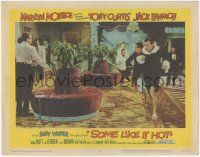 3z1206 SOME LIKE IT HOT LC #2 1959 Tony Curtis & Jack Lemmon in drag running from bad guys!