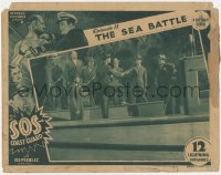3z1217 SOS COAST GUARD chapter 11 LC 1937 Bela Lugosi in inset scene AND border, The Sea Battle!