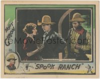 3z1223 SPOOK RANCH LC 1925 cowboy hero Hoot Gibson walks right into the enemies' trap!