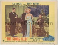 3z1235 STORK CLUB LC #4 1945 Betty Hutton singing with orchestra in the New York nightclub!