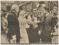 3z1377 WOLF LOWRY LC 1917 William S. Hart standing between bride and groom at wedding, very rare!