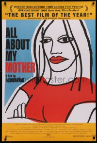 4a0703 ALL ABOUT MY MOTHER DS 1sh 1999 Pedro Almodovar's Todo Sobre Mi Madre, cool art by Marine!