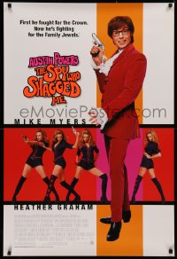 4a0720 AUSTIN POWERS: THE SPY WHO SHAGGED ME 1sh 1999 Mike Myers, super sexy Heather Graham!