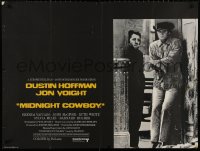 4a0142 MIDNIGHT COWBOY British quad 1969 Dustin Hoffman, Jon Voight, Schlesinger, ultra rare!