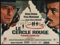 4a0145 RED CIRCLE advance British quad R2003 Jean-Pierre Melville's Le Cercle Rouge, Alain Delon, cool images!
