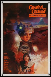 4a0780 CARAVAN OF COURAGE int'l 1sh 1984 An Ewok Adventure, Star Wars, Kazuhiko Sano!