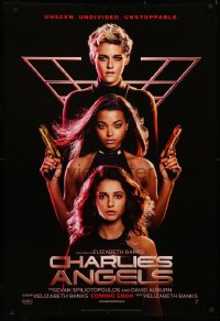 4a0790 CHARLIE'S ANGELS int'l teaser DS 1sh 2019 Kristen Stewart over Naomi Scott & Ella Balinska!