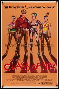 4a0793 CLASS OF 1984 1sh 1982 art of bad punk teens, we are the future & nothing can stop us!