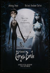 4a0799 CORPSE BRIDE teaser DS 1sh 2005 Burton horror musical, rising to the occasion this September!
