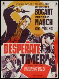 4a0164 DESPERATE HOURS Danish R1960s Humphrey Bogart, Fredric March, William Wyler!