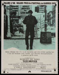 4a0066 TAXI DRIVER French 24x31 1976 Robert De Niro walking in NYC Times Square, Martin Scorsese!