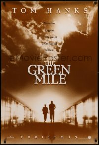 4a0871 GREEN MILE teaser 1sh 1999 Tom Hanks, Michael Clarke Duncan, Stephen King fantasy!
