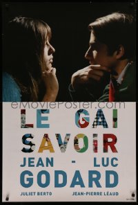 4a0924 JOY OF LEARNING 1sh R2017 Jean-Luc Godard's Le Gai Savoir, Juliet Berto & Jean-Pierre Leaud!