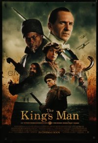 4a0938 KING'S MAN int'l advance DS 1sh 2020 different montage with Ralph Fiennes and top cast!