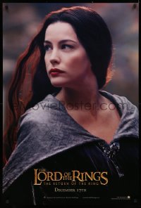 4a0962 LORD OF THE RINGS: THE RETURN OF THE KING teaser DS 1sh 2003 sexy Liv Tyler as Arwen!