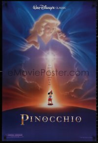 4a1015 PINOCCHIO advance DS 1sh R1992 Disney classic cartoon about wooden boy who wants to be real!