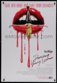 4a1023 PROMISING YOUNG WOMAN advance DS 1sh 2020 wild art of woman over sexy lips dripping blood!