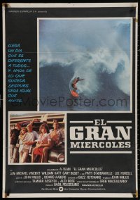 4a0206 BIG WEDNESDAY Spanish 1978 John Milius classic surfing movie, great images of surfers!