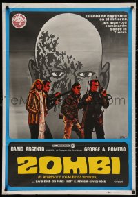 4a0219 DAWN OF THE DEAD Spanish 1979 George Romero, different Jano horror art, rare!