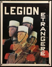 4a0647 LEGION ETRANGERE signed 20x25 French special poster 1970s by Walter Brede, Blanc art!