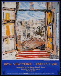 4a0269 38TH NEW YORK FILM FESTIVAL #207/500 24x30 film festival poster 2000 by artist Tamar Hirschl!