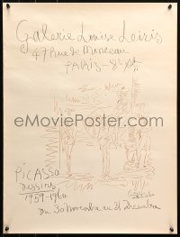 4a0545 PICASSO DESSINS 1959-1960 20x26 museum/art exhibition 1960 great line drawing by the artist!