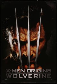4a1175 X-MEN ORIGINS: WOLVERINE int'l teaser DS 1sh 2009 Hugh Jackman with claws out, Marvel Comics!