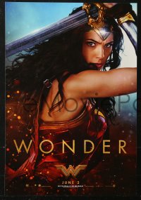 4a0380 WONDER WOMAN group of 3 mini posters 2017 sexiest Gal Gadot in title role & as Diana Prince!