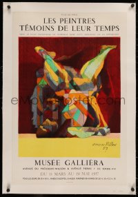 4c0274 LES PEINTRES TEMOINS DE LEUR TEMPS linen 19x29 French museum/art exhibition 1957 Jacques Villon