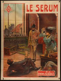 4d0178 LE SERUM French 1p 1910 assistant tries to assassinate scientist making snake venom antidote!