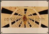 4d0526 2001: A SPACE ODYSSEY Cinerama Italian 28x39 pbusta 1968 Stanley Kubrick, Dullea in tunnel!