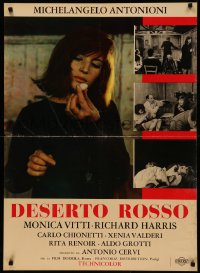 4d0521 RED DESERT set of 2 Italian 27x37 pbustas 1964 Antonioni's Il Deserto rosso, sexy Monica Vitti