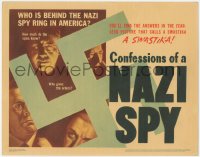 4d0344 CONFESSIONS OF A NAZI SPY LC 1939 the picture that calls a swastika a swastika, very rare!