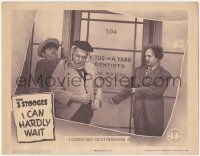 4d0355 I CAN HARDLY WAIT LC 1943 The 3 Stooges, great image of Moe, Larry & Curly at dentist, rare!