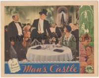 4d0360 MAN'S CASTLE LC 1933 Spencer Tracy in tuxedo & top hat offers his hand to Loretta Young!