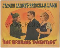 4d0367 ROARING TWENTIES LC 1939 c/u of bootlegger James Cagney with Priscilla Lane & Gladys George!