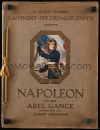 4d0025 NAPOLEON French souvenir program book 1927 Abel Gance classic, Gaumont-Metro-Goldwyn, rare!