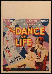 4d0188 DANCE OF LIFE WC 1929 great art of sexy barely-dressed Nancy Carroll with deco showgirls!