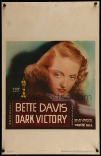 4d0189 DARK VICTORY WC 1939 great close up of Academy Award winner Bette Davis, ultra rare!